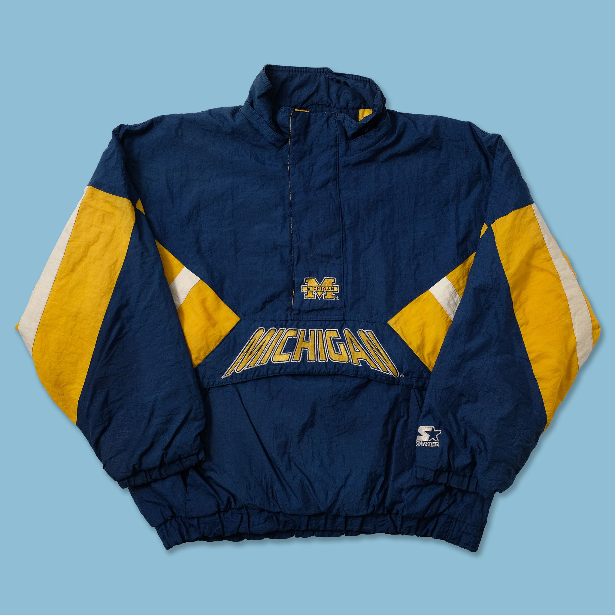 Vintage Starter Michigan Wolverines Anorak XXL | Double