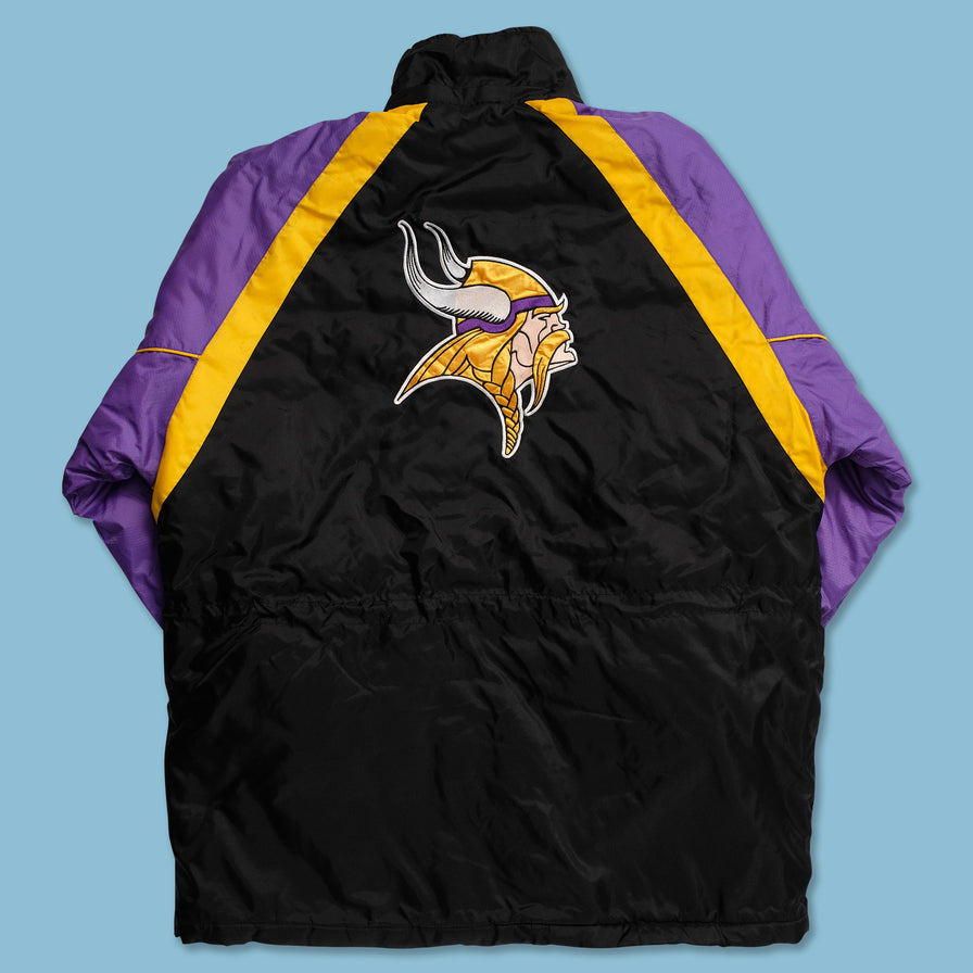 Vintage Minnesota Vikings Padded Jacket Large - Double Double Vintage