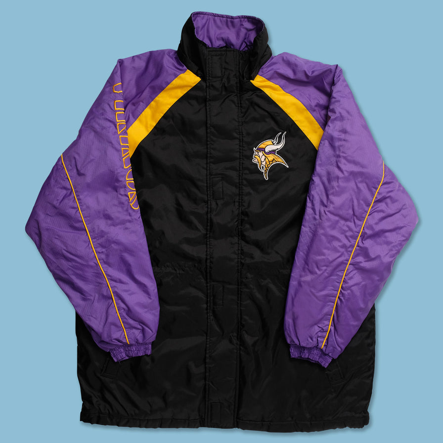 Vintage Minnesota Vikings Padded Jacket Large - Double Double Vintage