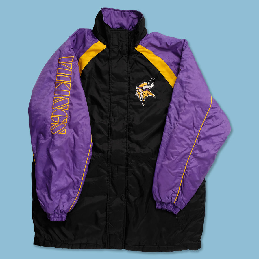 Vintage Minnesota Vikings Padded Jacket Large - Double Double Vintage