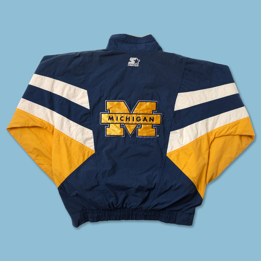 Vintage Starter Michigan Wolverines Windbreaker Large - Double Double Vintage
