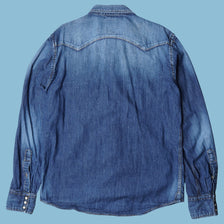 Vintage Replay Western Jeansbluse - L