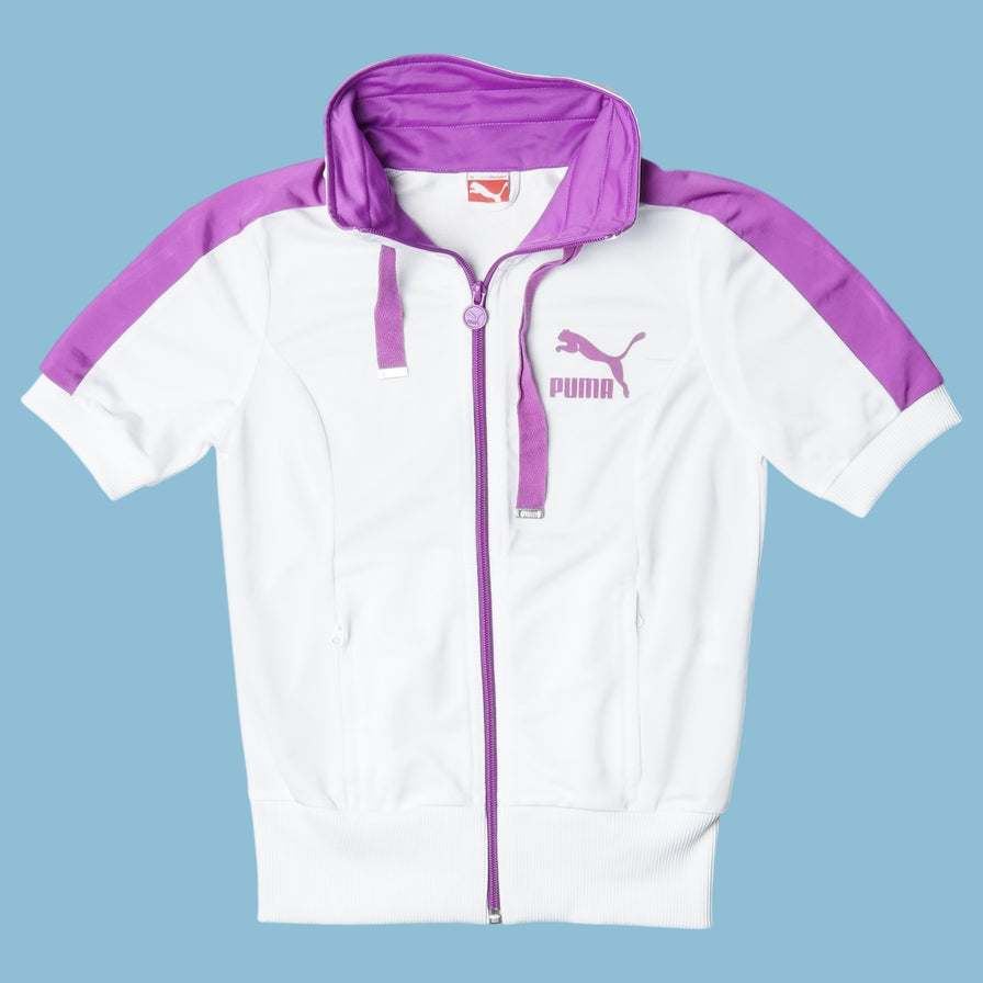 Vintage Puma Kurzarm Trainingsjacke - XS