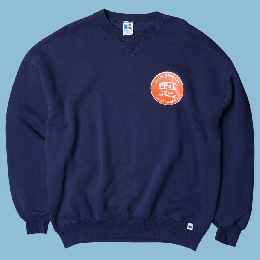 Vintage Russell Athletic 90s PP&L Safety Award Sweater - XL