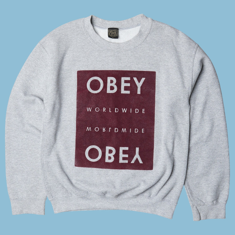 Vintage Obey Worldwide Box Logo Sweater - S