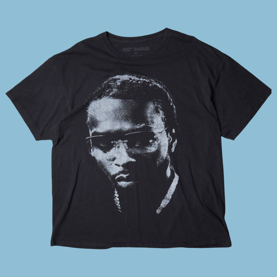 Vintage Pop Smoke Rap T-Shirt - XL