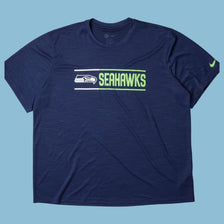 Vintage Nike NFL Seattle Seahawks Dri-Fit T-Shirt - XL