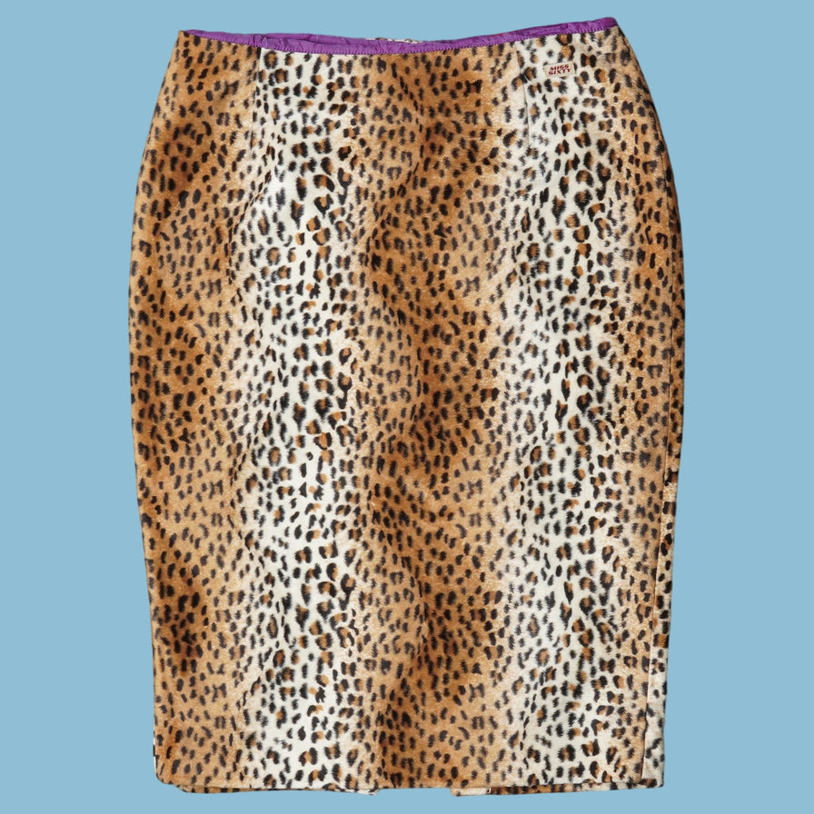 Vintage Miss Sixty Y2K Leopard Skirt - L