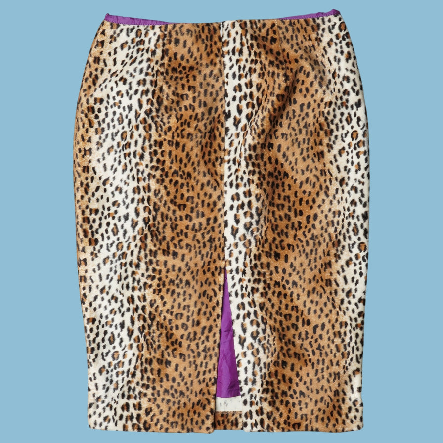 Vintage Miss Sixty Y2K Leopard Skirt - L