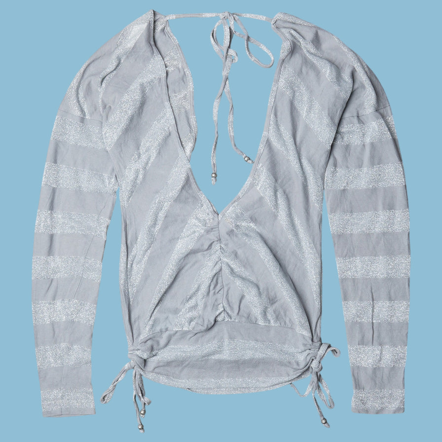 Vintage Killah Miss Sixty Y2K Glitzer Longsleeve - XS