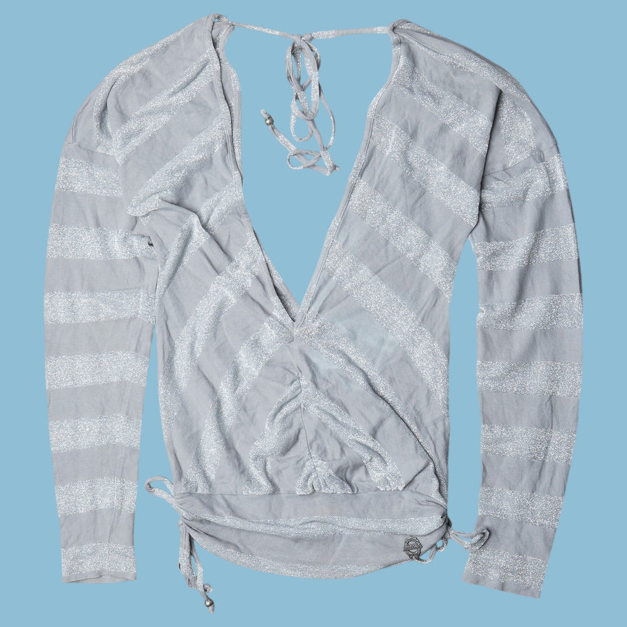 Vintage Killah Miss Sixty Y2K Glitzer Longsleeve - XS