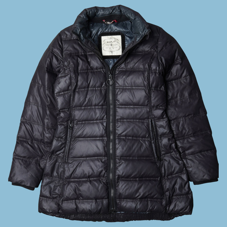 Vintage Replay Puffer Jacke - S