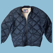 Vintage Snap-N-Wear Quilted Bomber Jacket - M