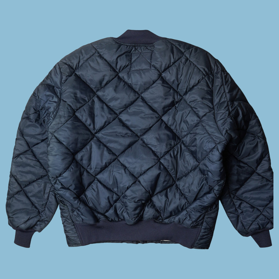 Vintage Snap-N-Wear Quilted Bomber Jacket - M