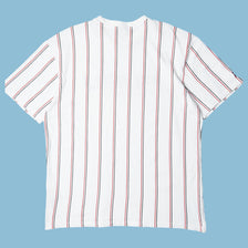 Vintage FUBU Sports Striped T-Shirt - M