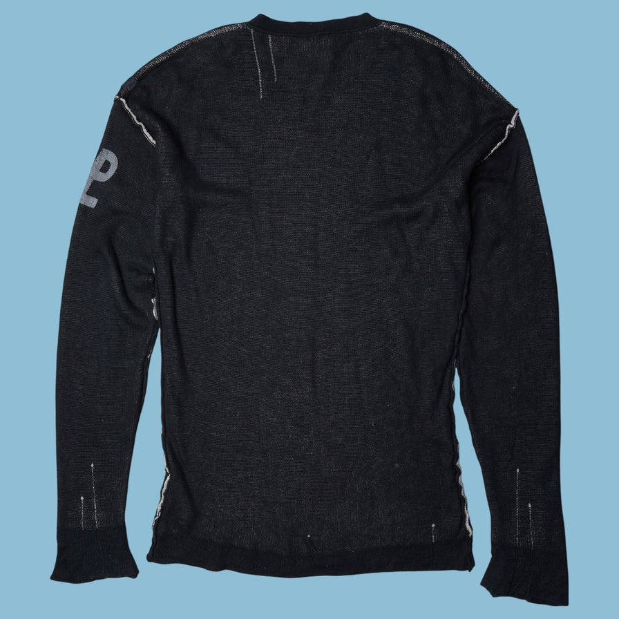 Vintage Diesel 2000s Distressed Knit Longsleeve - L