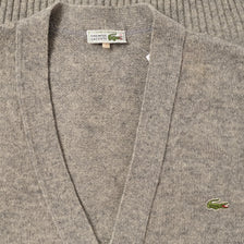 Vintage Lacoste Knit Cardigan Large 