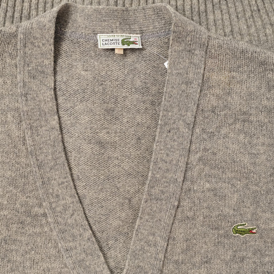 Vintage Lacoste Knit Cardigan Large 