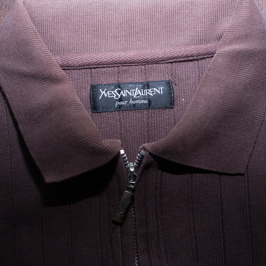 YSL Q-Zip Sweater Large / XLarge - Double Double Vintage