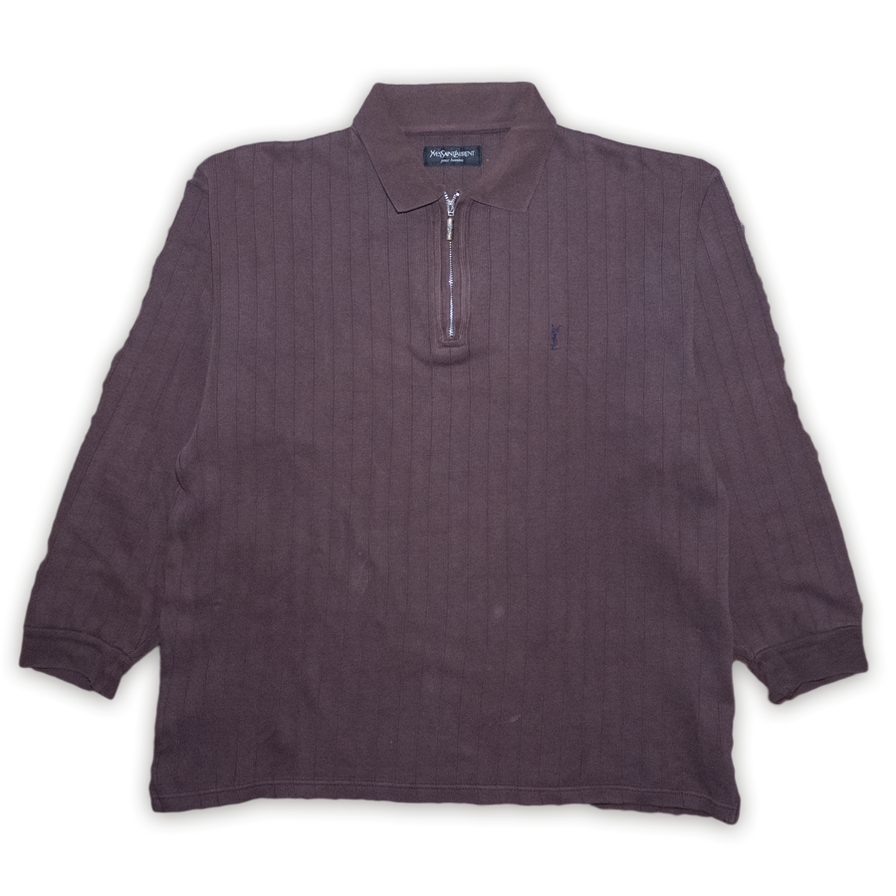 YSL Q-Zip Sweater Large / XLarge - Double Double Vintage