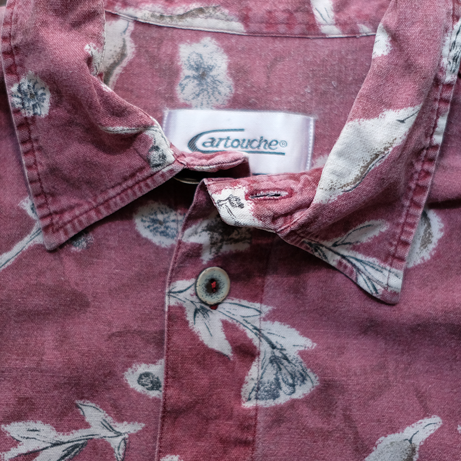 Vintage Abstract Pattern Shirt XLarge - Double Double Vintage