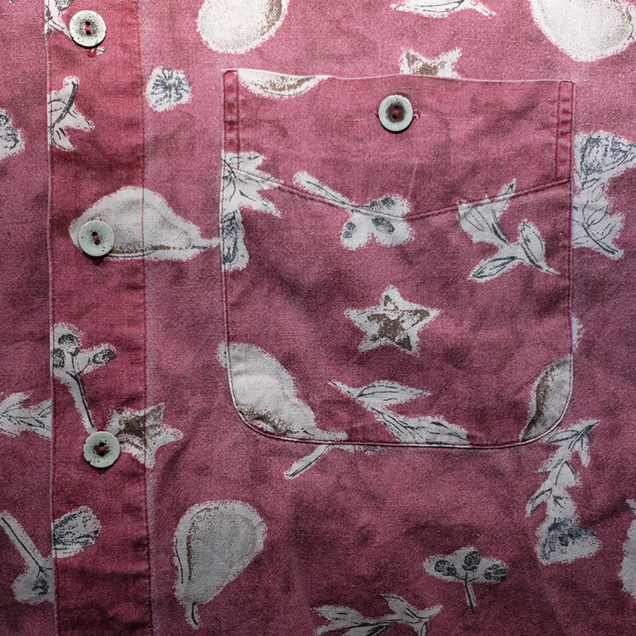 Vintage Abstract Pattern Shirt XLarge - Double Double Vintage