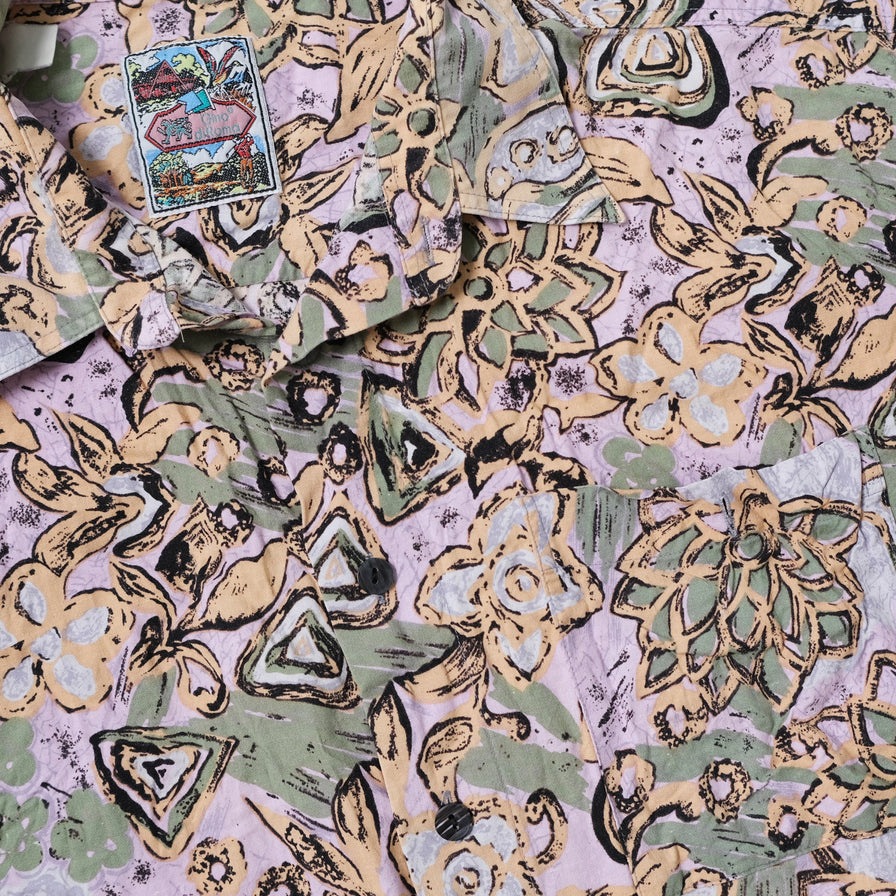 Vintage Floral Pattern Shirt Medium / Large