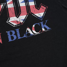 Vintage ACDC Back in Black T-Shirt Medium