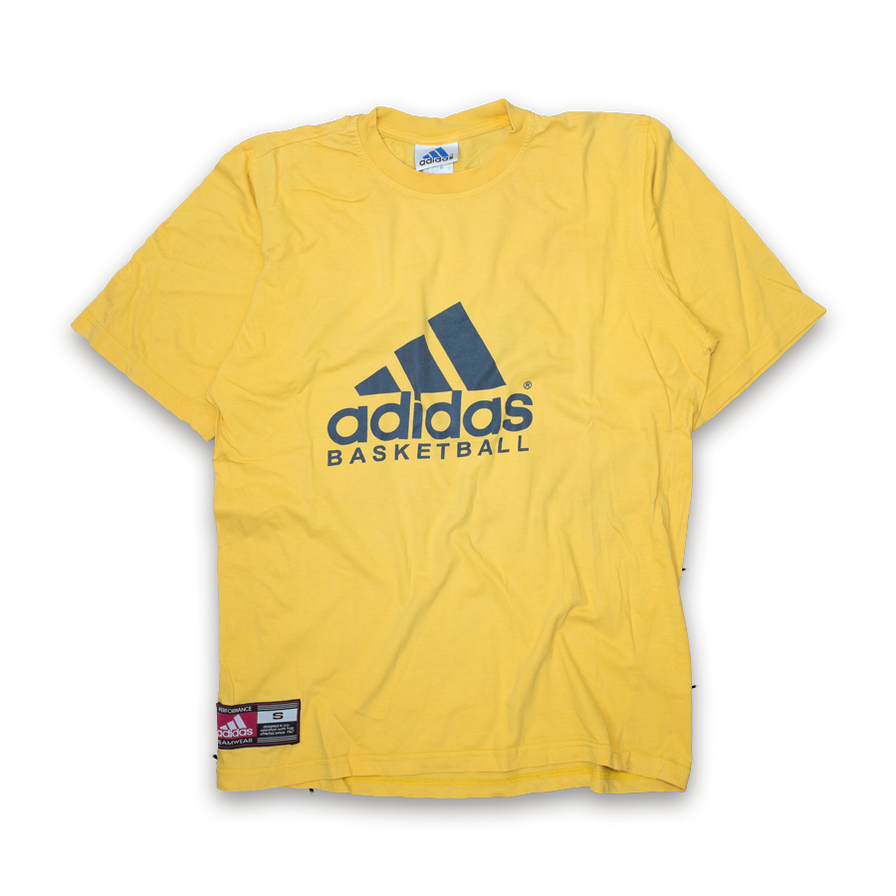 adidas Basketball T-Shirt Small - Double Double Vintage