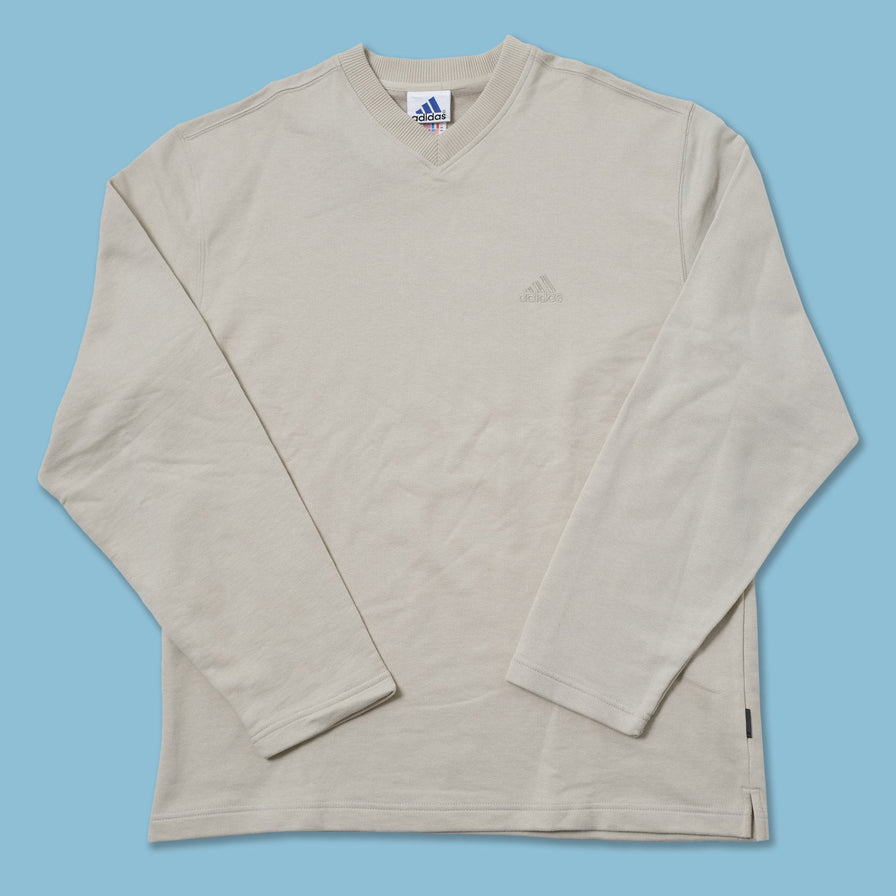 Vintage Deadstock adidas V-Neck Sweater Large / XLarge