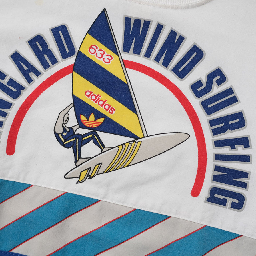 Vintage 80s adidas Vangard Windsurfing Women's Sweater Small