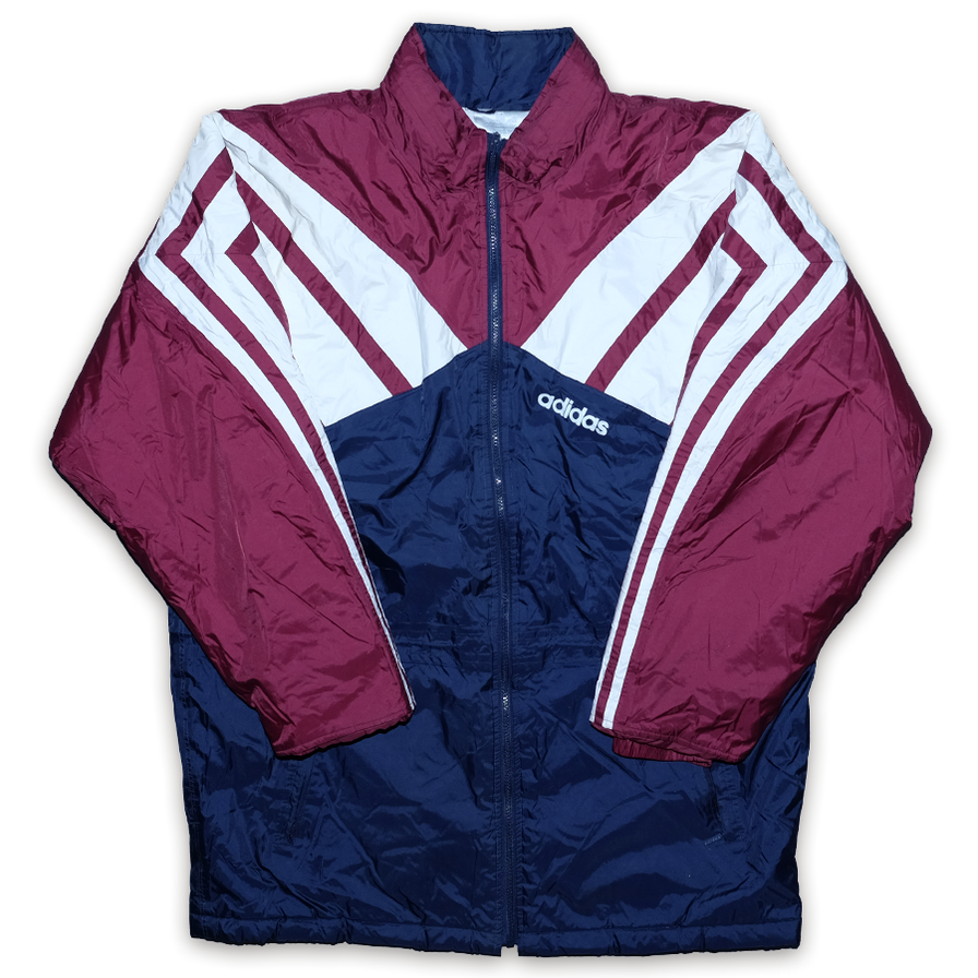 Vintage adidas Puffer Coat XLarge - Double Double Vintage