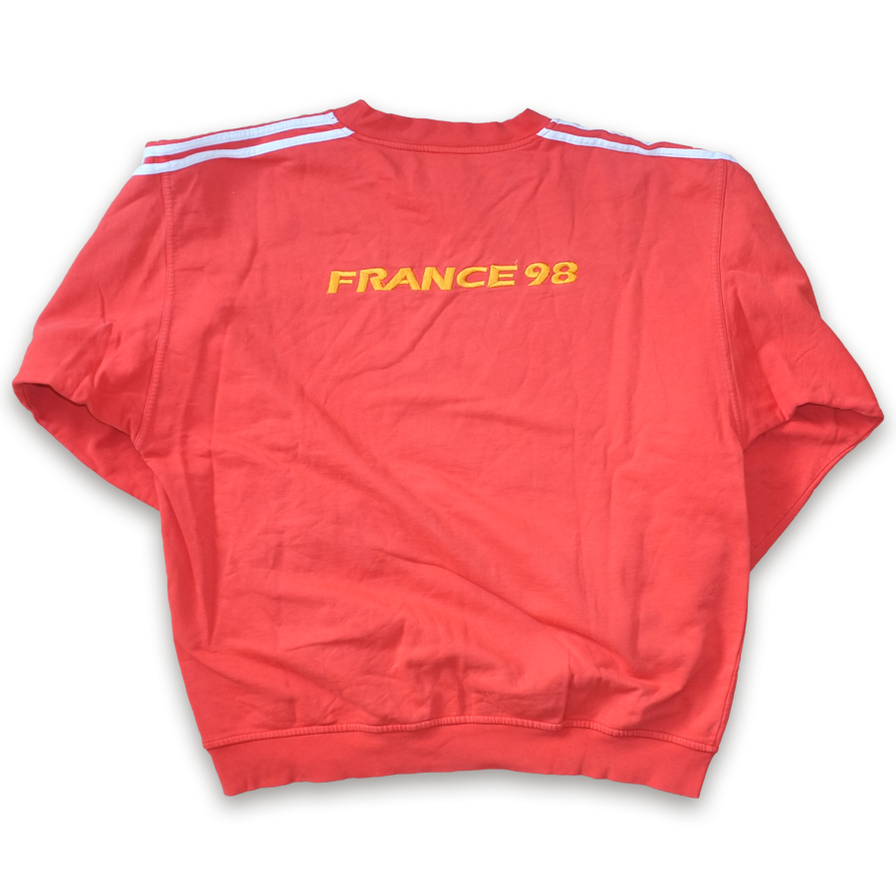 adidas World Cup Crewneck France 1998 XLarge - Double Double Vintage