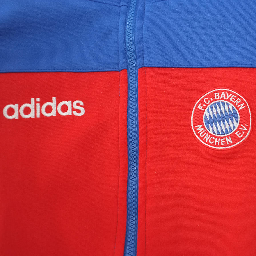 Vintage adidas FC Bayern München Trackjacket XLarge - Double Double Vintage