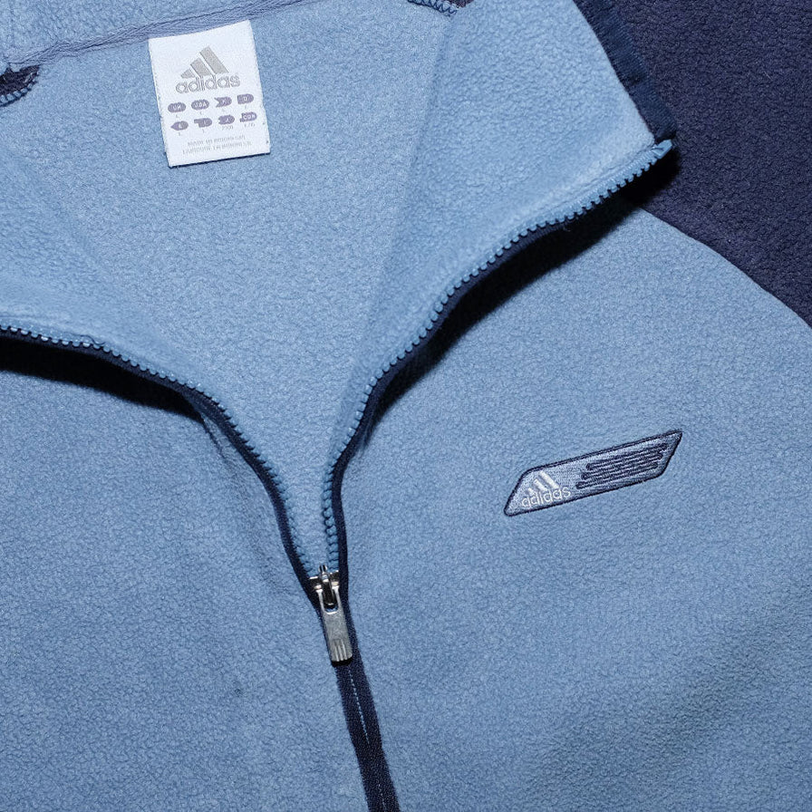 Vintage adidas Fleece Jacket Large / XLarge - Double Double Vintage