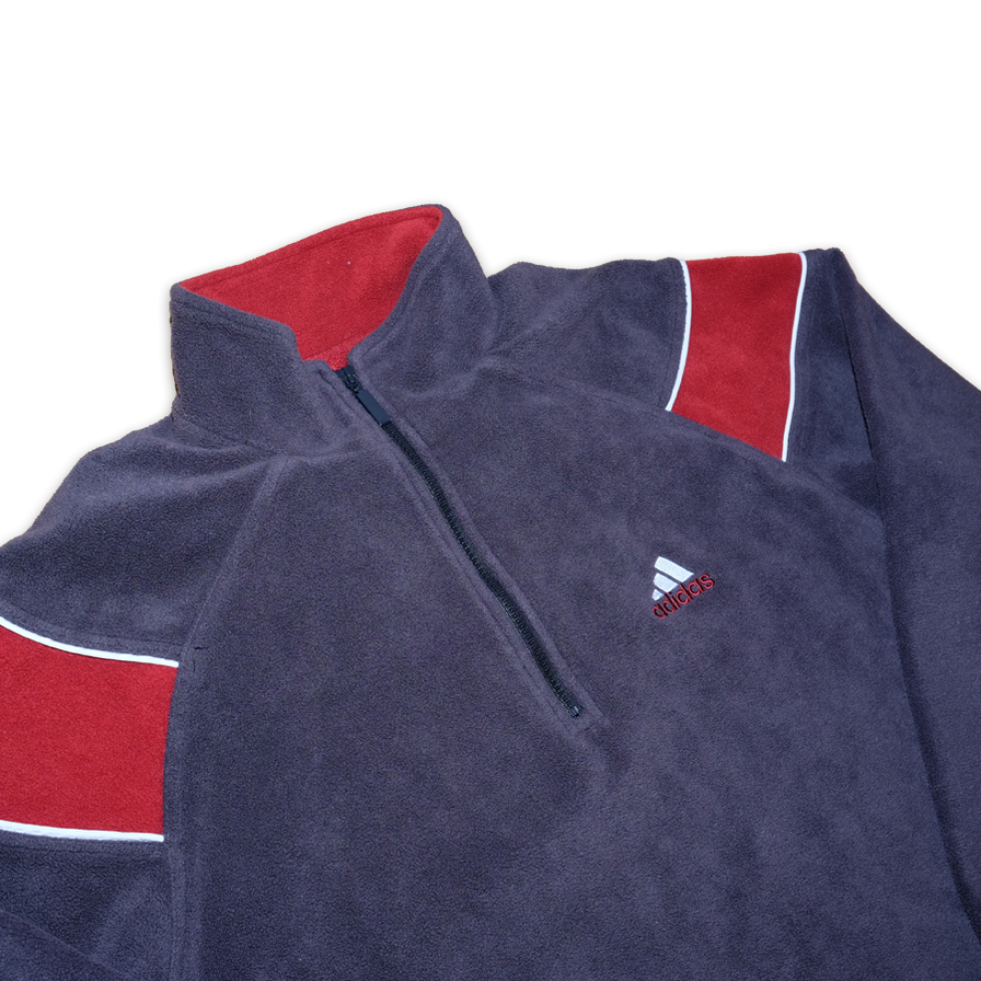 Vintage adidas Half Zip Fleece Large / XLarge - Double Double Vintage