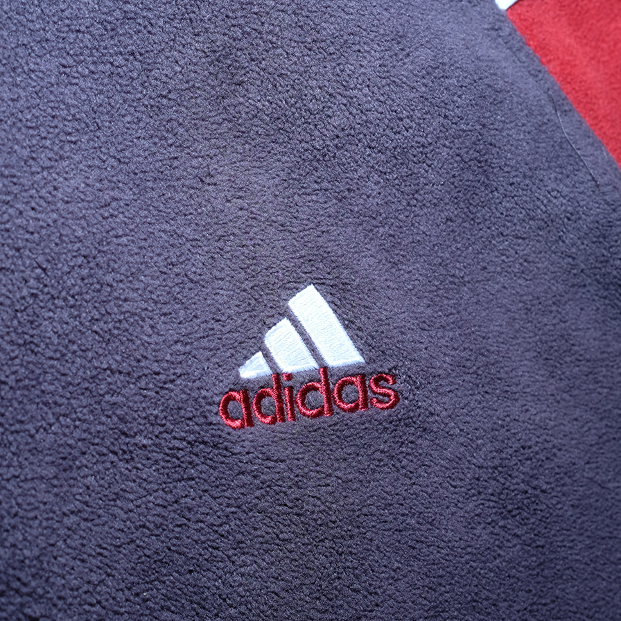 Vintage adidas Half Zip Fleece Large / XLarge - Double Double Vintage