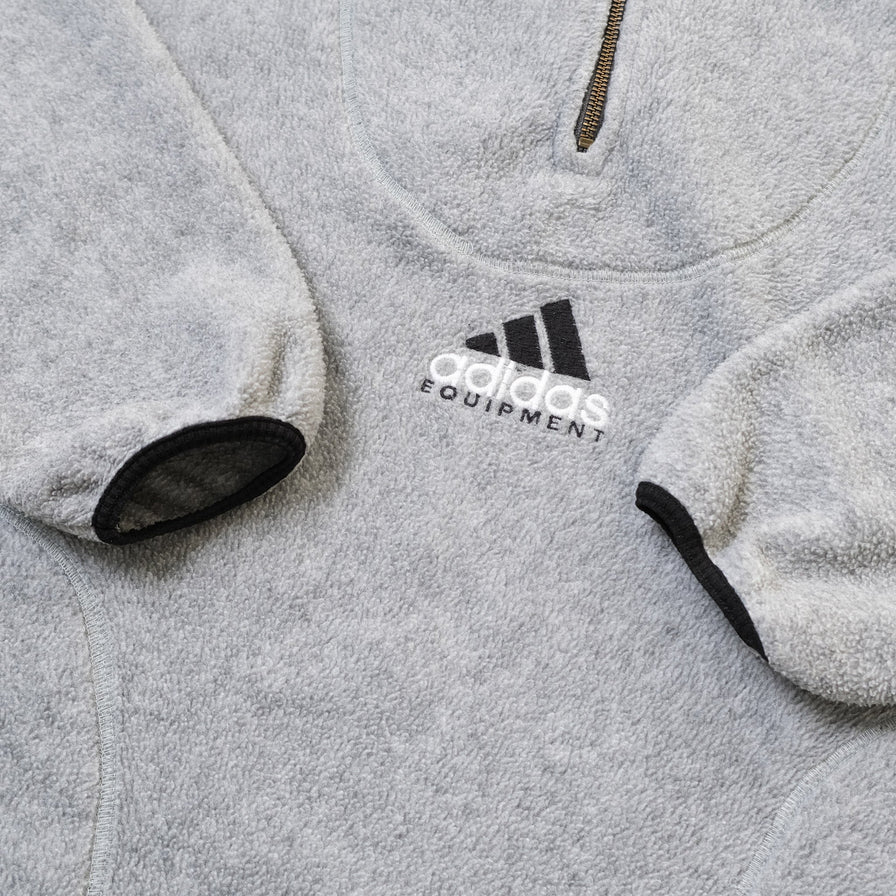 Vintage adidas Equipment Q-Zip Fleece Large