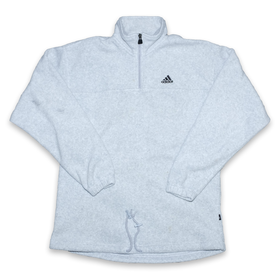 Vintage adidas Q-Zip Fleece Medium / Large - Double Double Vintage