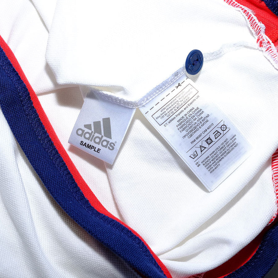 adidas France Soccer T-Shirt Sample Medium / Large - Double Double Vintage