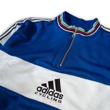 adidas Cycling Half Zip Sweater Medium - Double Double Vintage