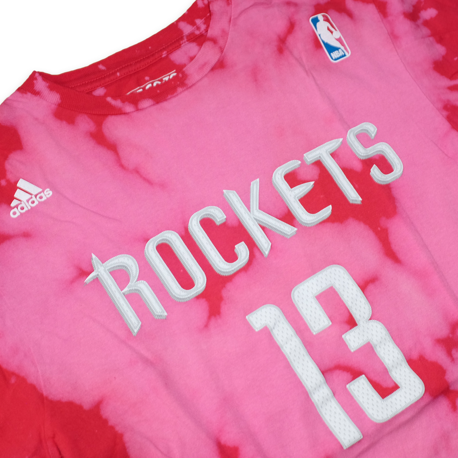 adidas James Harden Rockets T-Shirt Large - Double Double Vintage