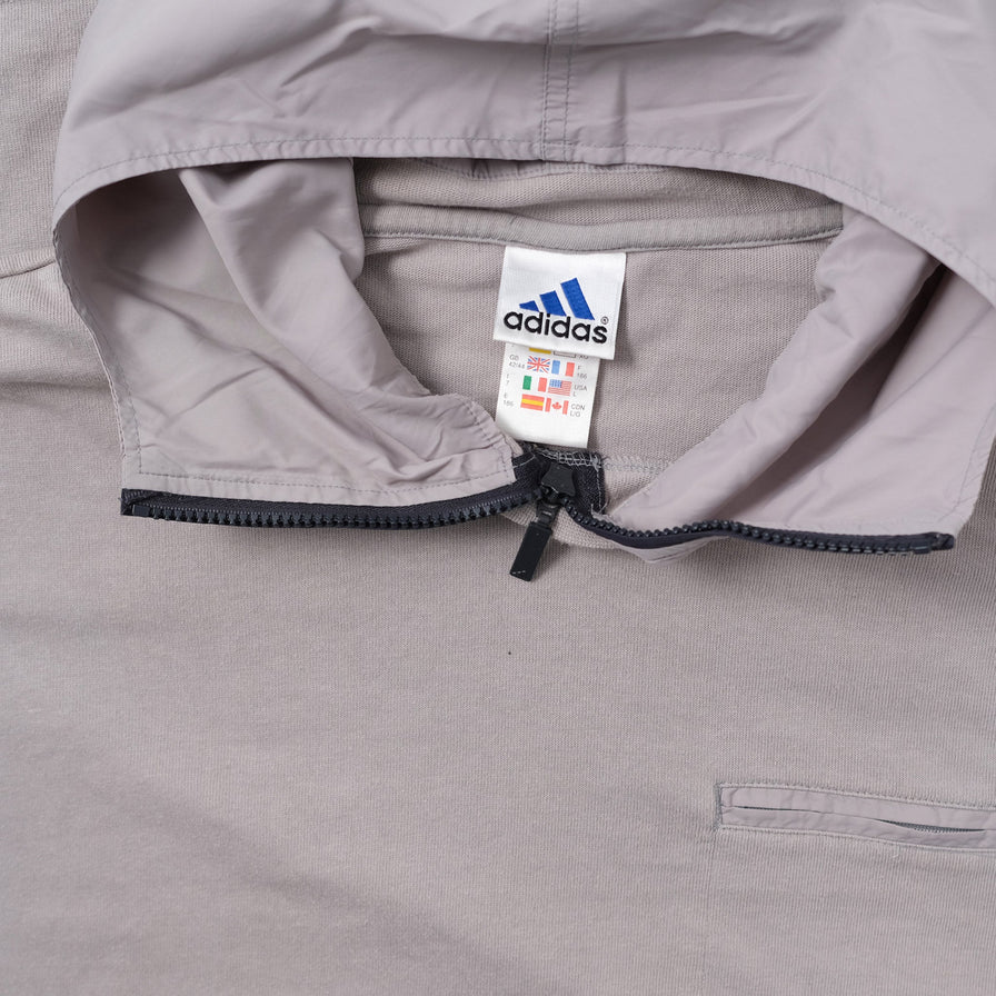 Vintage adidas Hooded Longsleeve XLarge