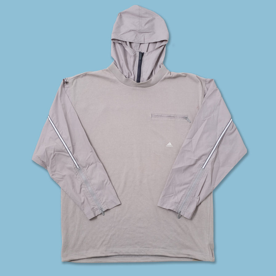 Vintage adidas Hooded Longsleeve XLarge