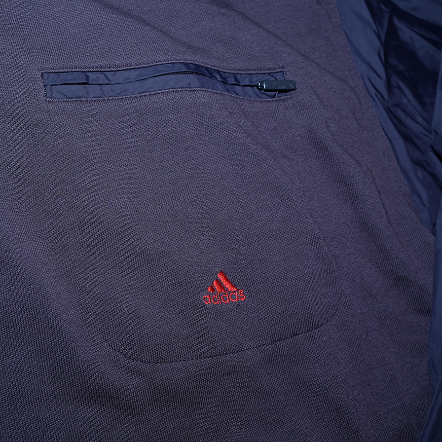adidas Windbreaker Hoody XLarge - Double Double Vintage