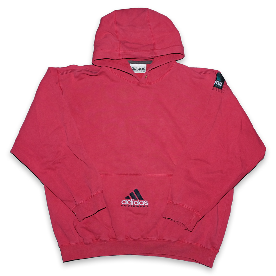 Vintage adidas Equipment Hoody Small - Double Double Vintage