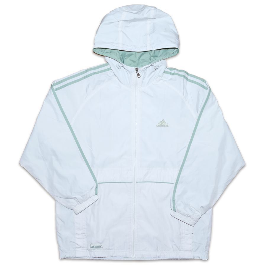 adidas Hooded Rainjacket Medium - Double Double Vintage