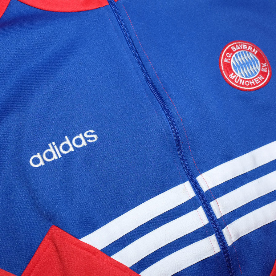 Vintage adidas FC Bayern München Trackjacket XLarge - Double Double Vintage