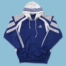 Vintage adidas Hooded Track Jacket Medium