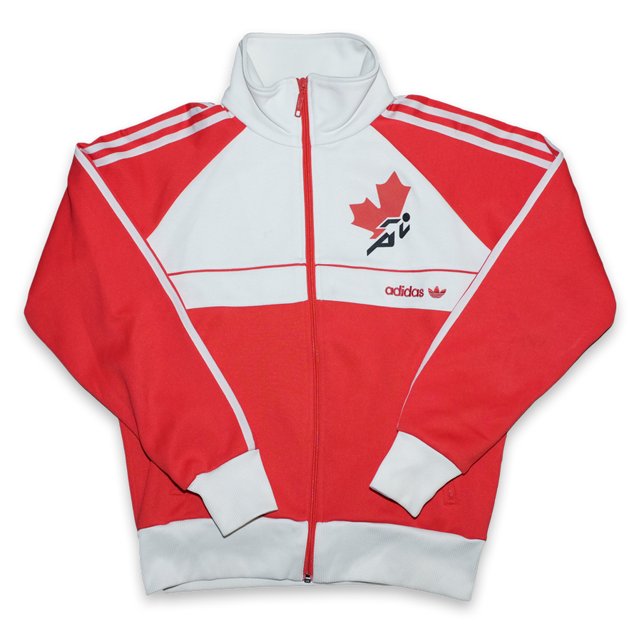 Vintage adidas Canada Track Jacket Small - Double Double Vintage